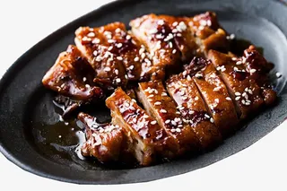 美味照烧鸡排PNG免抠