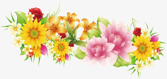 手绘花开富贵牡丹免抠