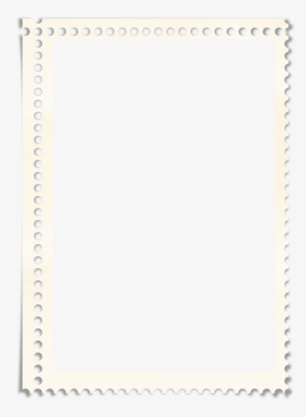 卡通相框图片相框图标  白色纸张免抠