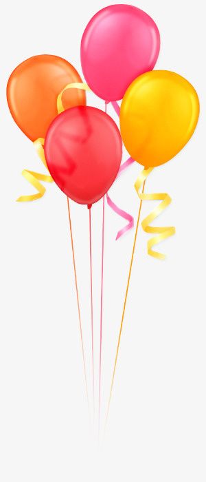 彩色气球出彩免抠