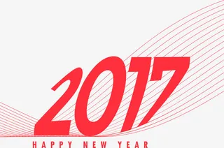 红色线条背景2017素材