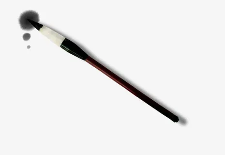 毛笔素材古风毛笔免抠