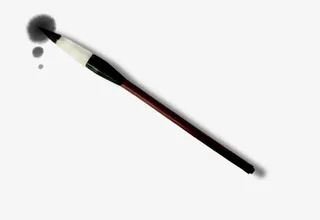 毛笔素材古风毛笔免抠