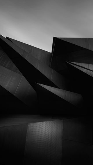 商务几何黑色大气科技H5背景图高清