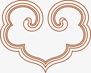 中秋节棕色线条包装免抠