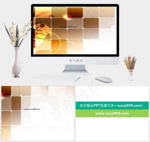 地球仪ppt模板PPT模板灰色PPT模板预览图