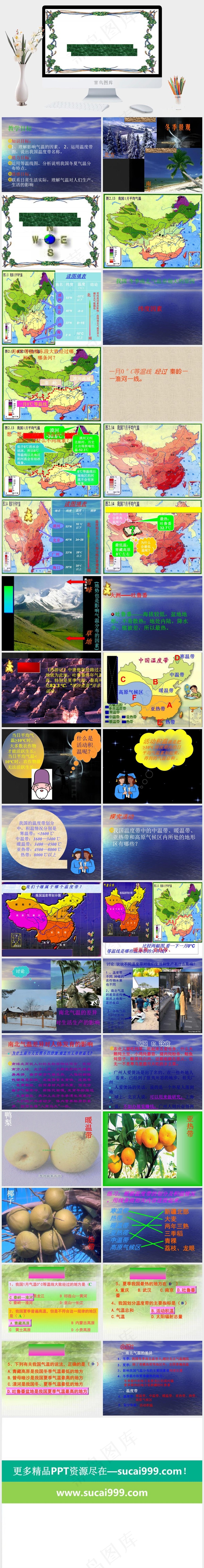 环保PPT背景白色突出PPT模板