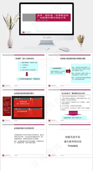 世联_金地·国际城老带新活动创新操...白色营销PPT模板预览图