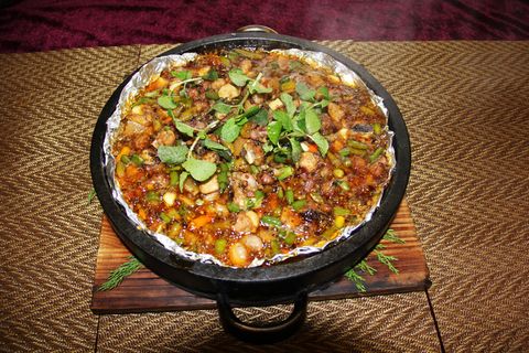 快活石锅鸡图片