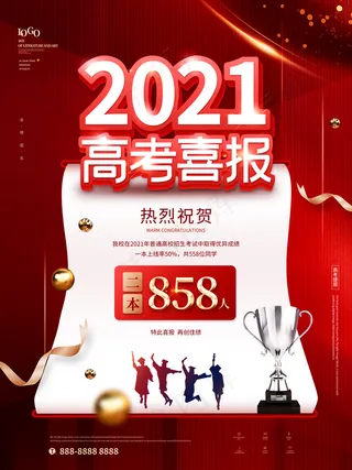高考喜报图片