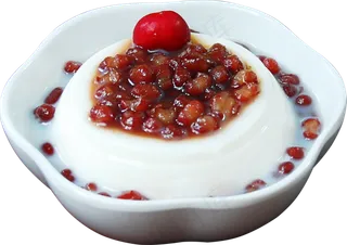 红豆双皮奶图片