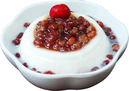 红豆双皮奶图片 红豆双皮奶图片