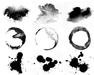 水墨画素材图片