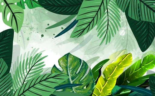 手绘植物花卉图片