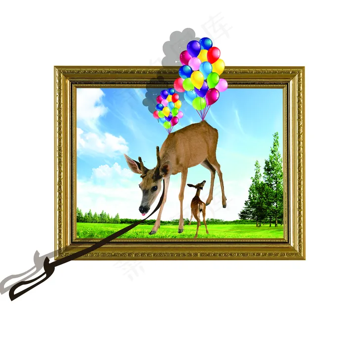 3D立体画图片(4724x4646)psd模版下载