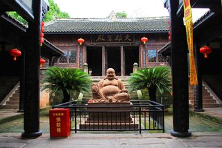 钓鱼城美景图片