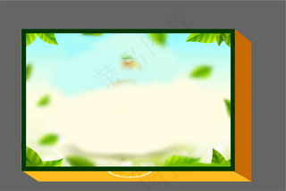 水果包装盒 效果图图片