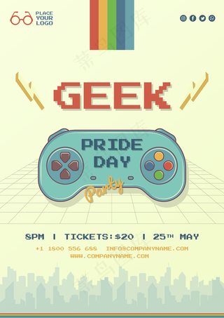 游戏创意海报设计PSD图片