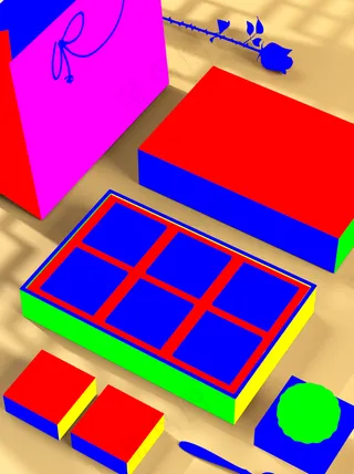 月饼包装样机图片