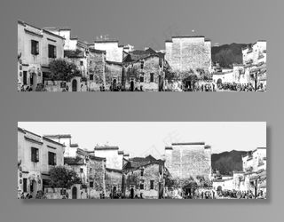 江南水乡 徽派建筑图片