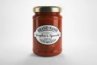 调料罐肉罐头包装效果样机图片