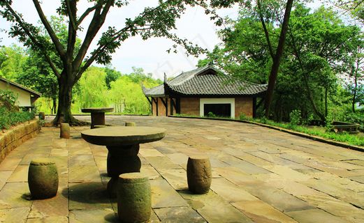 钓鱼城美景图片