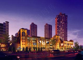 融景湾沿江透视图片