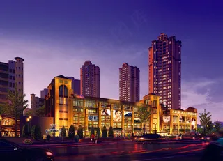 融景湾沿江透视图片