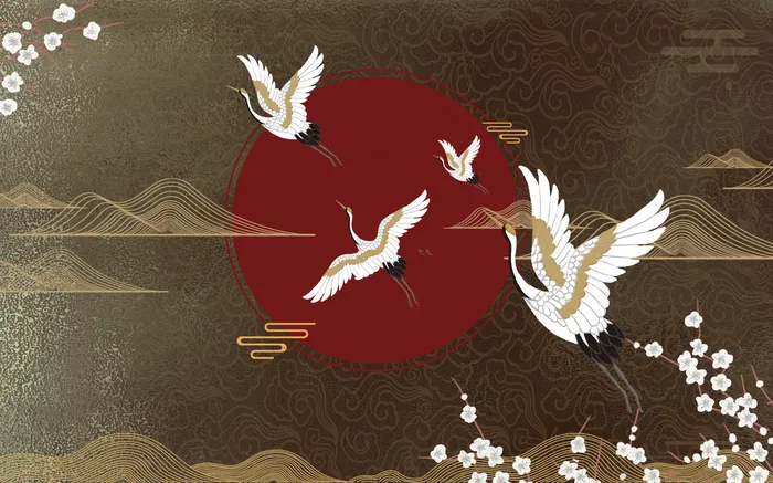 中式背景墙图片(9071x5669)psd模版下载