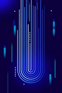 动感科技线条海报图片