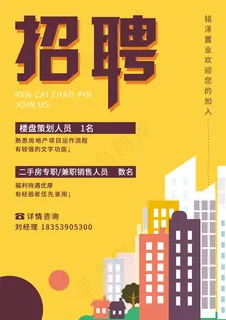 售楼处招聘图片