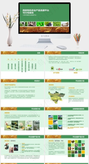 可行性报告ppt模板市场分析
计划
绿色营销PPT模板预览图