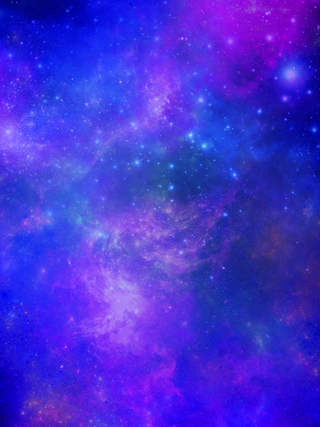 蓝紫色星空图片