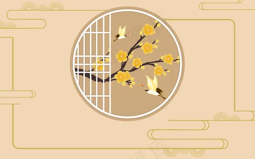 中式背景墙图片