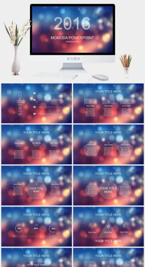 个人简历ppt模板图片营销PPT模板预览图