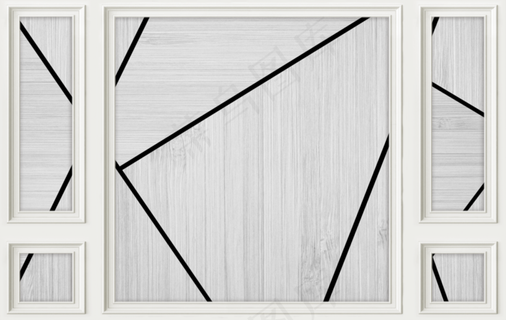 几何 造型 五宫格 背景墙图片