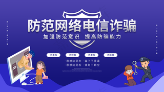 防范电信诈骗图片