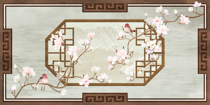 新中式轻奢床尾地毯图片