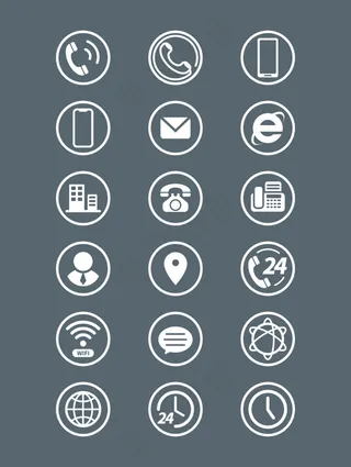 名片图标标志图片