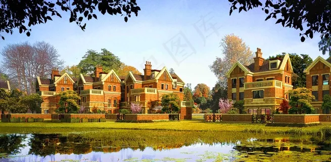 别墅群效果图图片 别墅群效果图图片