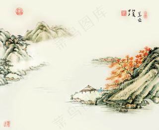 北欧风格 沙发背景墙 北欧复古图片