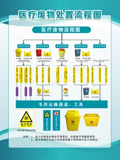 医疗废物处置流程图图片