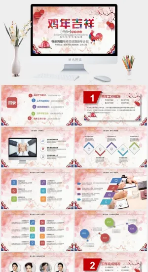 2017微立体鸡年总结汇报ppt模板工作汇报
新年计划
计划
灰色营销中国风PPT模板预览图