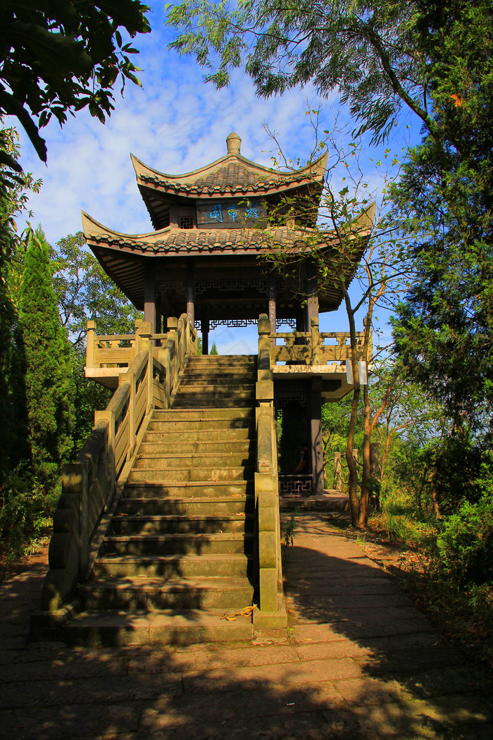 钓鱼城景点图片