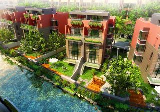 别墅群效果图图片