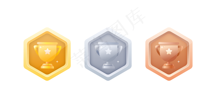 奖杯徽章图片