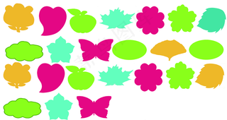 花 蝴蝶形状图片