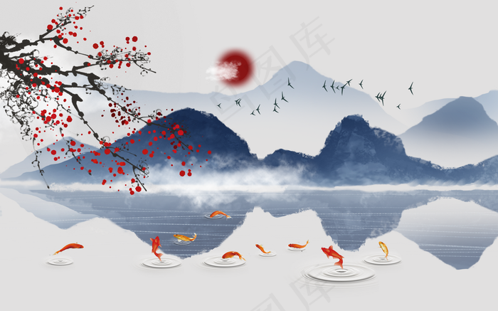 中式背景墙图片