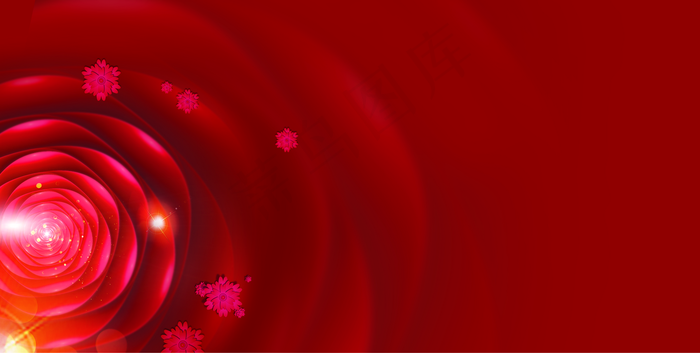 红色玫瑰花背景图片