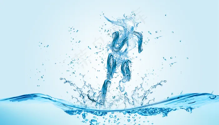 水图片(3500x2000)psd模版下载